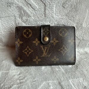 Louis Vuitton Vintage Monogram Kiss Lock Wallet | 2003 | Made in France